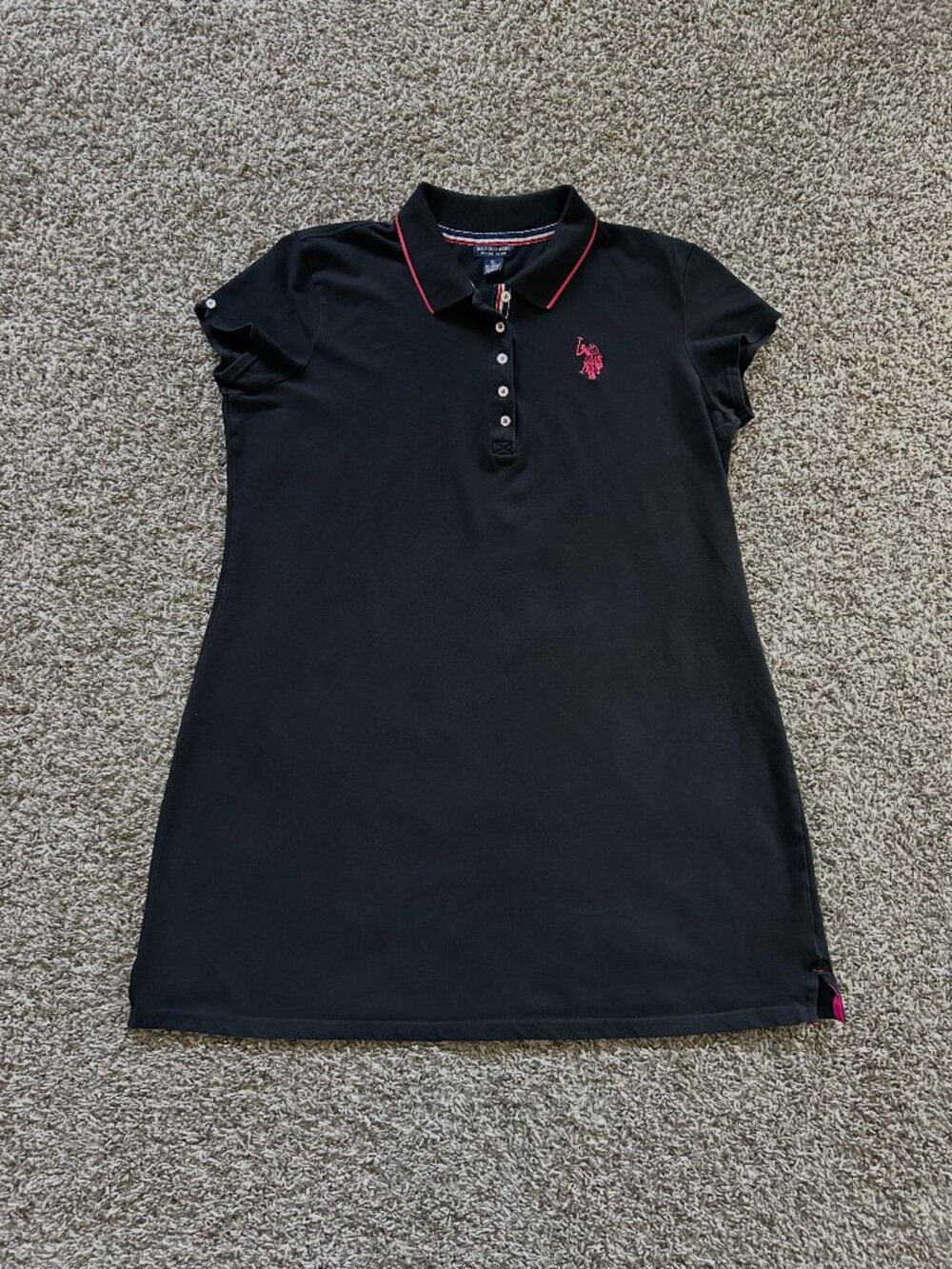Black U.S. Polo Assn. Polo Dress